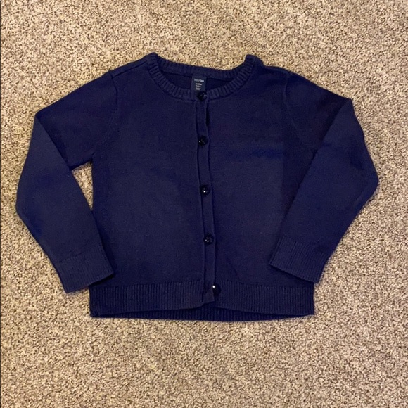 Baby Gap navy blue cardigan - Picture 1 of 5